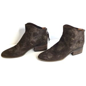 Lucky Brand Distressed Leather Boots